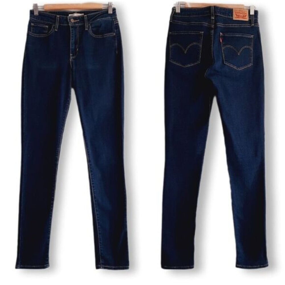LEVI'S 721 \ High Rise Skinny Medium Blue Wash Sz 28